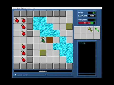 CCLP1 level 149 solution - 430 seconds