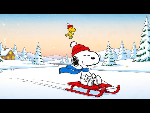 Snoopy & Woodstock’s Winter Sledding 🛷❄️ Soft Lofi Music for Focus & Work 🎶 Study With Me