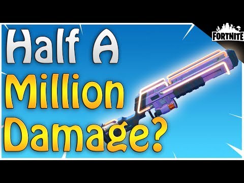 FORTNITE - Half A Million Damage Solo With Just One Shot In Save The World PVE Video