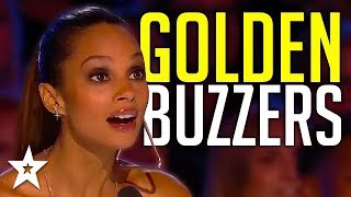 Judges GOLDEN BUZZERS | Alesha Dixon&#39;s Top Moments On Britain&#39;s Got Talent! | Got Talent Global