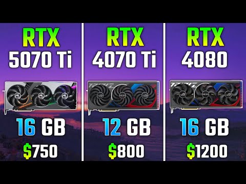RTX 5070 Ti vs RTX 4070 Ti vs RTX 4080 | Test in 7 Games