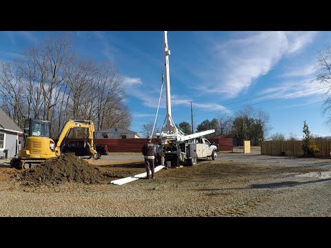 Setting a Pump 420 Feet Deep