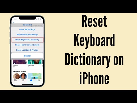 How to Reset Keyboard Dictionary on iPhone