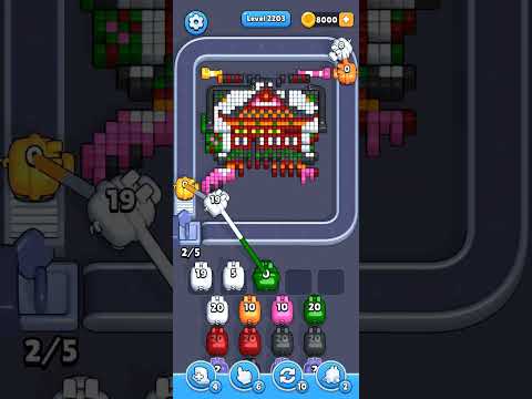 Pixel Flow Level 2203 Walkthrough