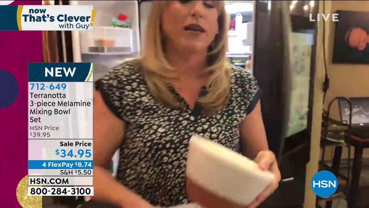 Terranotta 3piece Melamine Mixing Bowl Set