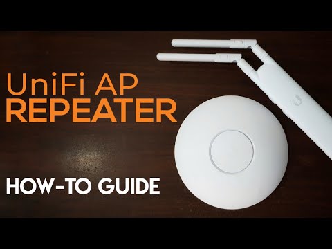 Ubiquiti UniFi AP - How To Setup As A REPEATER