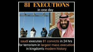 81 EXECUTIONS in one day saudi executes 81 convicts in 24hrs for terrorism in largest mass execution