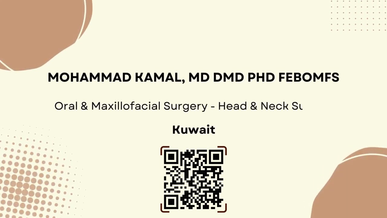 Dr. Mohammad Kamal - Maxillofacial Surgery - Kuwait