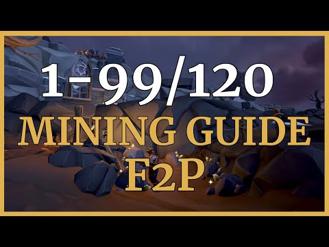 RuneScape 1-99/120 Mining F2P Guide