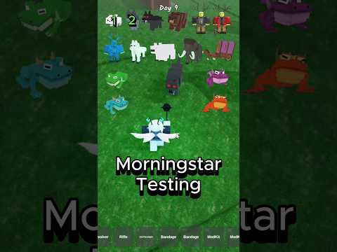 Morningstar Vs all Enemies 🐸 99 nights in the forest #99nightsintheforest #99nights #roblox