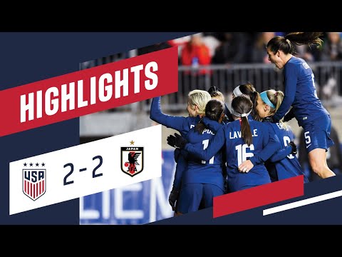 USA 2-2 JAPAN SheBelieves Cup Highlights | Feb. 27, 2019 | Chester, PA - Talen Energy Stadium