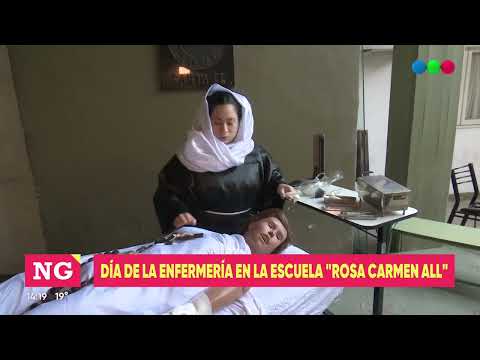 Se conmemora el Día Internacional de la Enfermería: así se conmemora en la escuela "Rosa Carmen All"