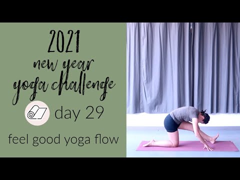 2021 New Year 30 Day Yoga Challenge | Day 29 - 10 Min Feel Good Yoga Flow | ChriskaYoga