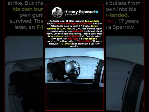 How an F11F Tiger Fighter Jet Shot Itself Down🛩💥