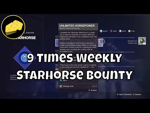 9 Times Weekly Starhorse Bounties