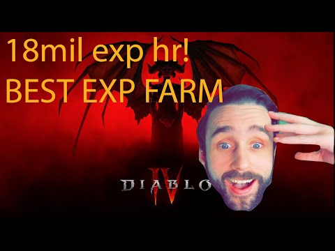 NEW LEVEL XP FARM (16mil xp hr) #diablo4 #diablo