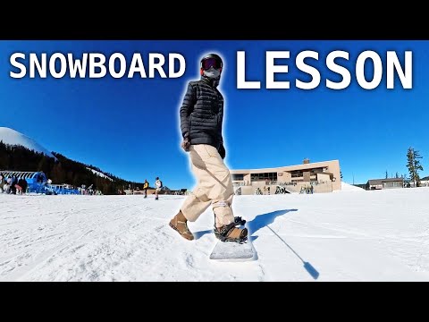 Beginner Snowboard Lesson - How To Get Off The Chairlift