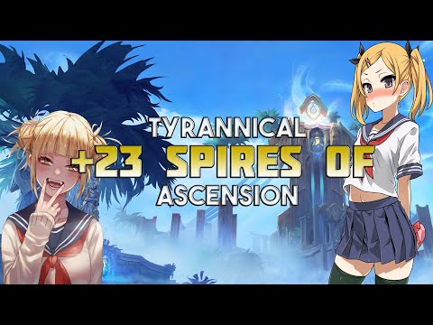 TYRANNICAL +23 Spires of Ascension - 9.3K DPS Overall - MM Hunter PoV