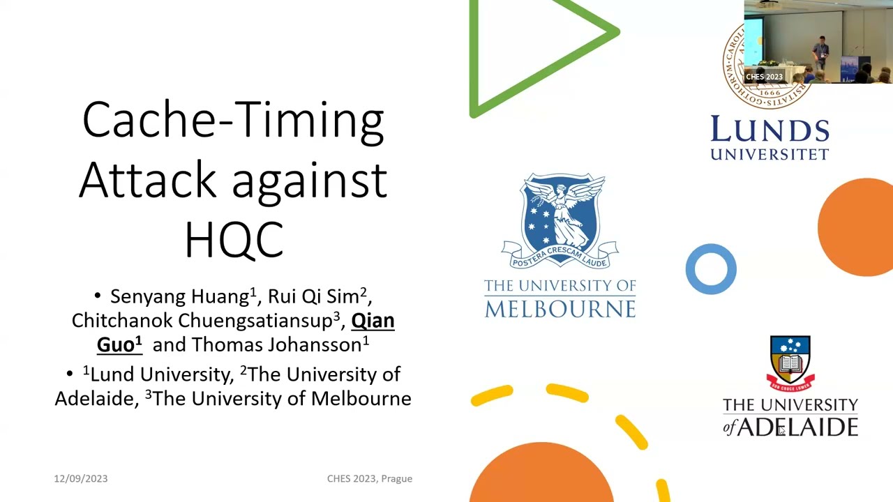 Side Channel Attacks on Post Quantum Implementations I (CHES 2023)