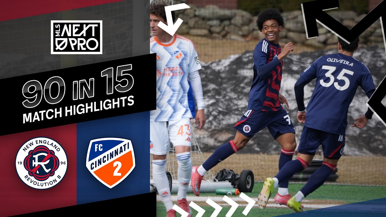 New England Revolution II vs Cincinnati 2 Highlights