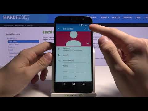 How to Add Photo to Contact in MOTOROLA Moto G5S – Find Profile Settings