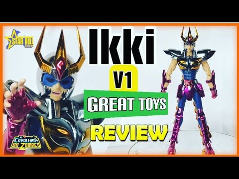 Ikki de Fênix v1 Ex  GreatToys cloth myth  Cavaleiros do zodíaco/ star Hill reviews.