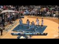 Brad Miller's Hits 3 pointer in his final game during minnesota timberwolves home game against the nuggets