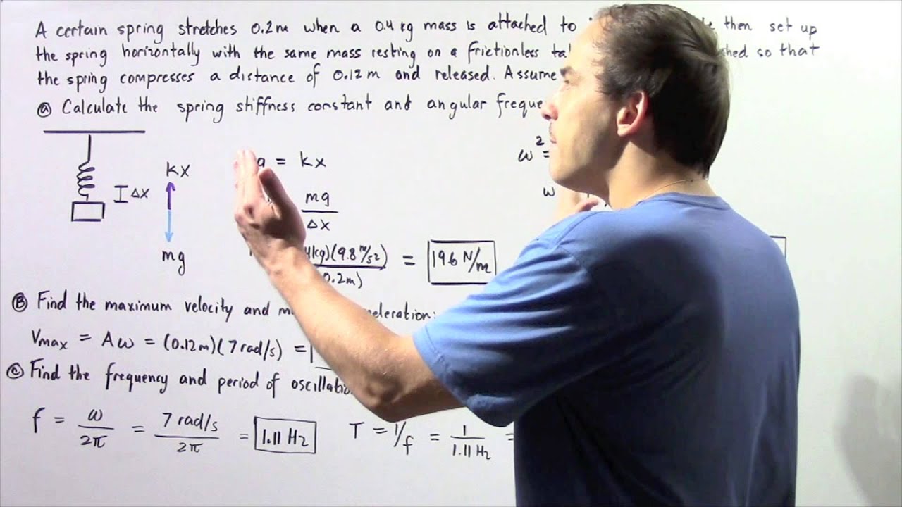 Simple Harmonic Motion Example # 2