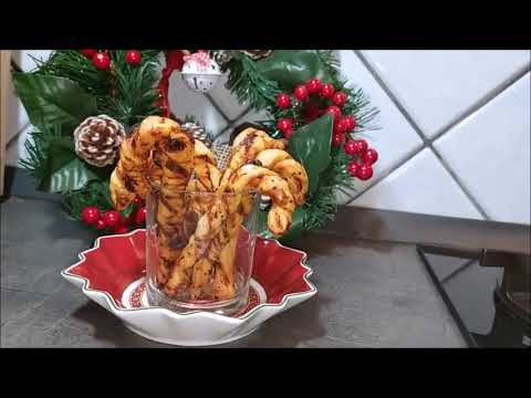 RICETTA NATALE SFIZIOSA CON PASTA SFOGLIA BASTONCINI NATALIZI FACILI!#christmasrecipes#christmas