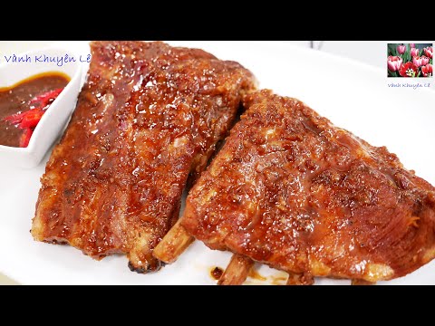 Sườn Heo Làm Cách Này Ngon như Pulled pork hay Sườn Nướng BBQ, Sườn Ram Mềm Không Bị Khô Vanh Khuyen