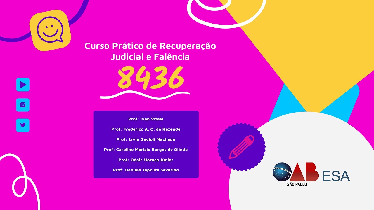 #01 | Curso prático de recuperação judicial e falência