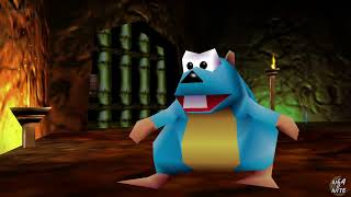 pov: You Stay the Night in Jungle Japes Caves in Donkey Kong 64 🌧️ (+Music & Rain)