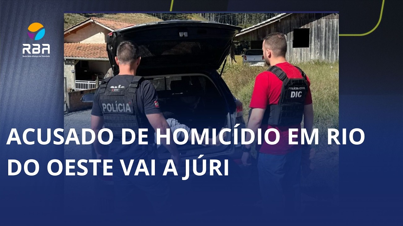 Acusado de homicídio em Rio do Oeste vai a júri no dia 13