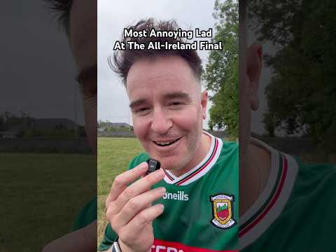 American Lad At The All Ireland Final #funny #irishcomedy #mayo #gaa