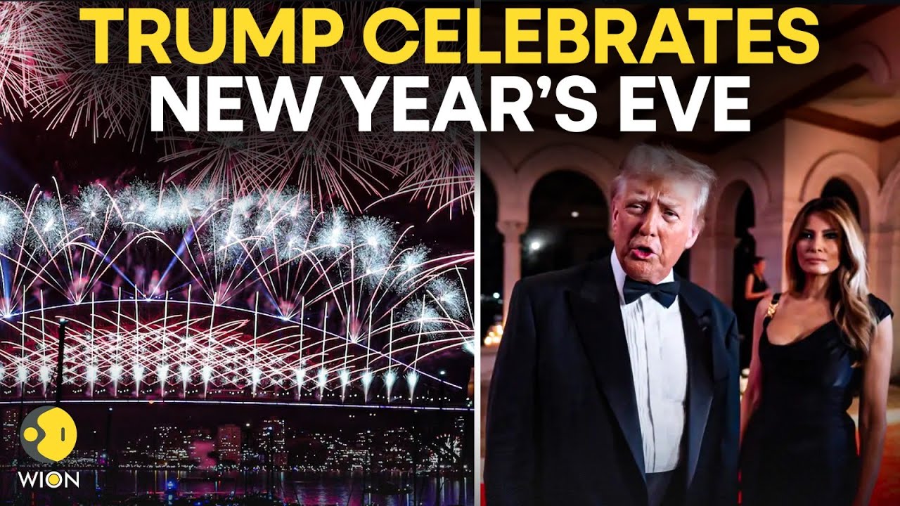 New Year 2026 LIVE: Donald Trump Attends New Year’s Eve Celebration | WION
