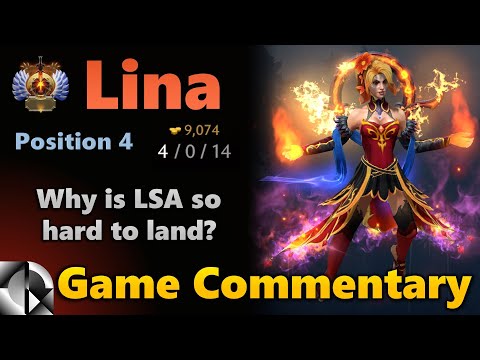 Lina 4 Support - Immortal | Dota 2 7.29d
