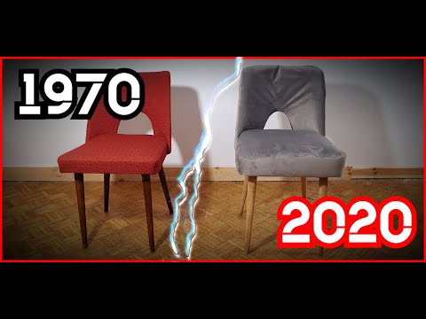 Umeblowani Extra - RENOWACJA KRZESŁA MUSZELKA PRL