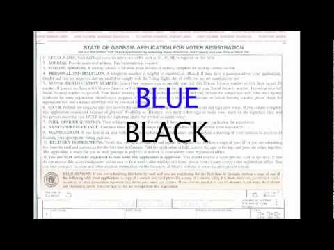 GA Latino Vote 2012:  Voter Registration Form Overview
