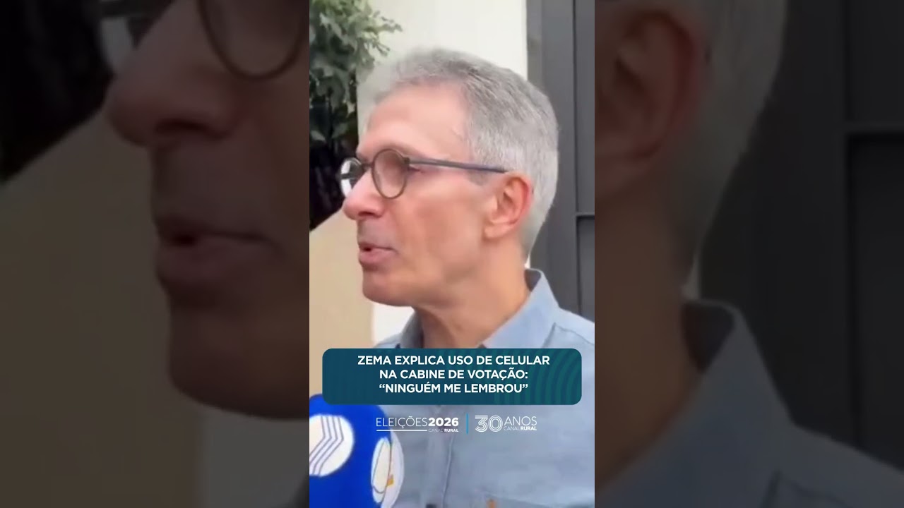 Zema explica uso de celular na cabine de votação: “Ninguém me lembrou”