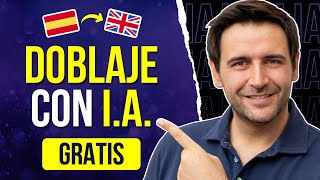 DOBLA VÍDEOS con IA (100% gratuito) 🚀 Traduce vídeos a OTROS IDIOMAS