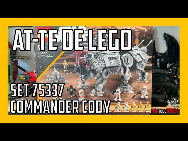 Vídeo relacionado con LEGO Star Wars 75337 Caminante AT-TE - Juguete Construcción con 3 Minifiguras de Soldados Clon 212 y Figura de Droide Araña - Regalo para Niños y Niñas de 9+ Años y Fans de La Venganza de los Sith