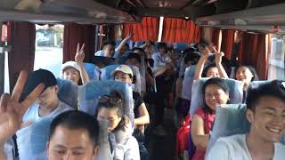 preview picture of video 'On the buss to airport samratulangi'