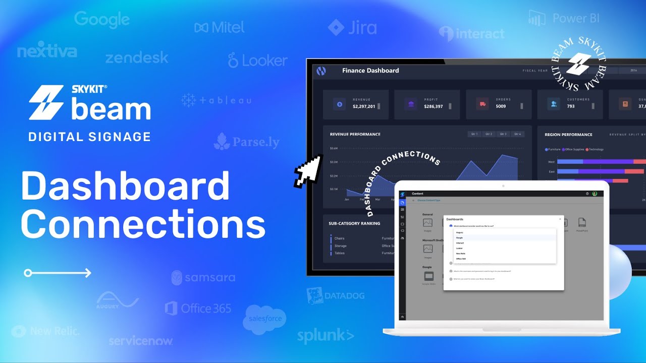 Digital Signage Dashboard Connections​ | Skykit