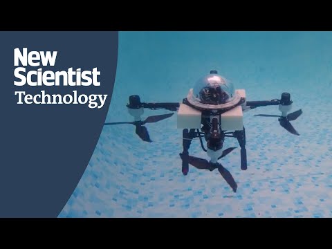 New Waterproof Drone Can Swim