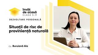 ”Situaţii de risc de provenienţă naturală”