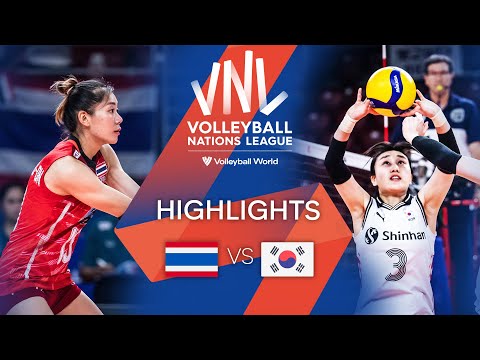 🇹🇭 THA vs. 🇰🇷 KOR - Highlights Week 3 | Women's VNL 2022