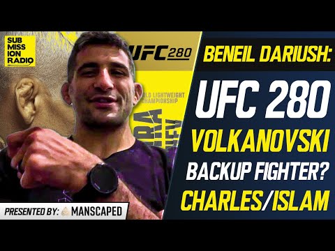UFC 280: Beneil Dariush HILARIOUSLY Responds to Alex Volkanovski Being The Backup Fighter