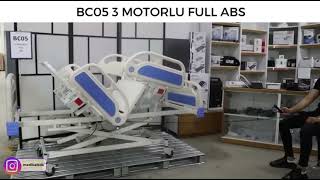 Bedcares BC05 3 Motorlu Full ABS Hasta Yatağı | Özellikleri ve Tanıtım
