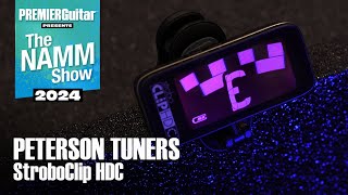 Video thumbnail for Peterson Tuners StroboClip HDC Demo | NAMM 2024 by Premier Guitar