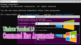 Customize Windows Terminal 1.0 | Using Command line Arguments